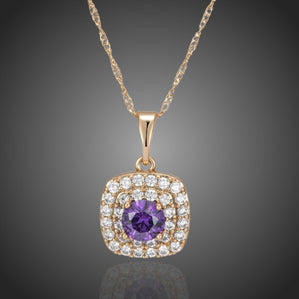 Náhrdelník s fialovými zikónmi Felicianesia