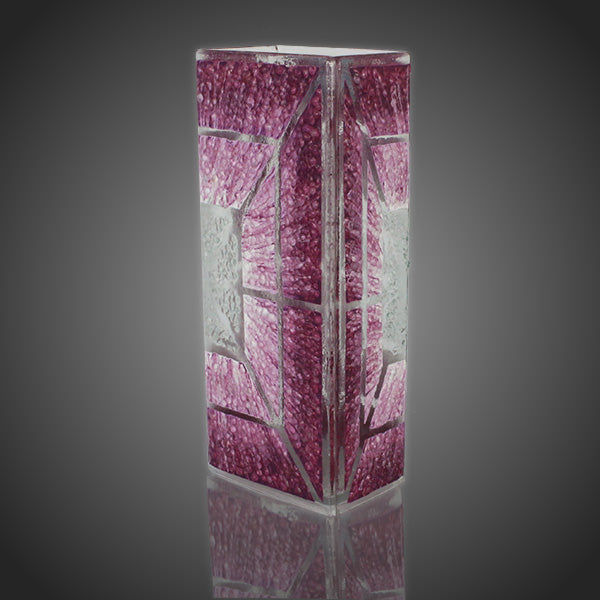 Originálna váza prírodný purpur Arte Arcana čriepková
