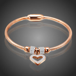 Náramok srdce z chirurgickej ocele Valentino
