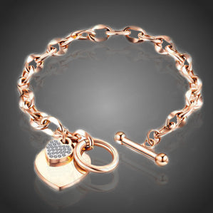 Náramok so srdcom ocel Heartnessia