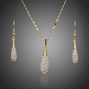 set s kvapkami s krištáľmi