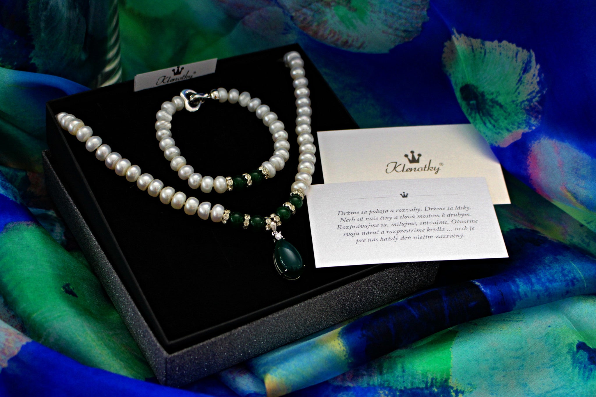 Set riečne perly Elisabetta